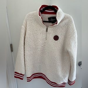 EUC OVERSIZED PURE BARRE SHERPA PULLOVER - XL